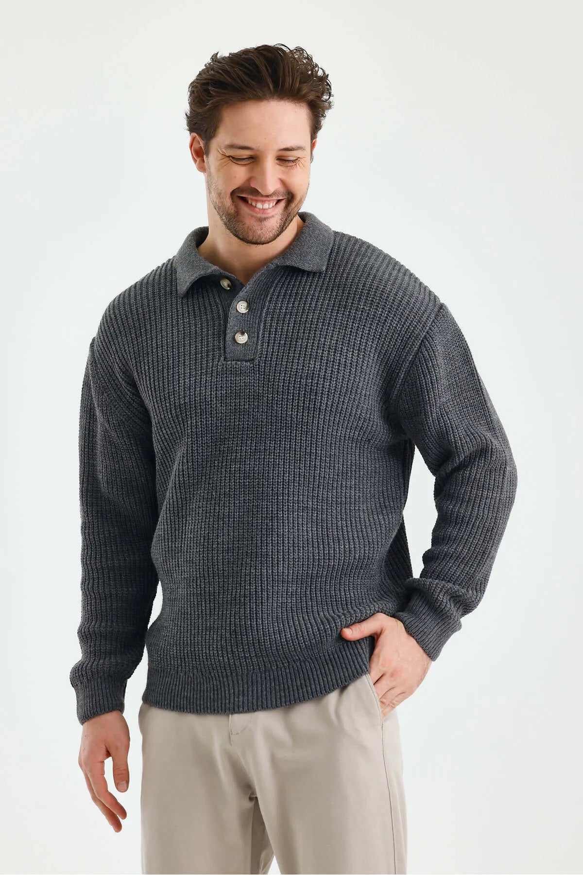 Mr. Wick | Knitwear Polo Sweater