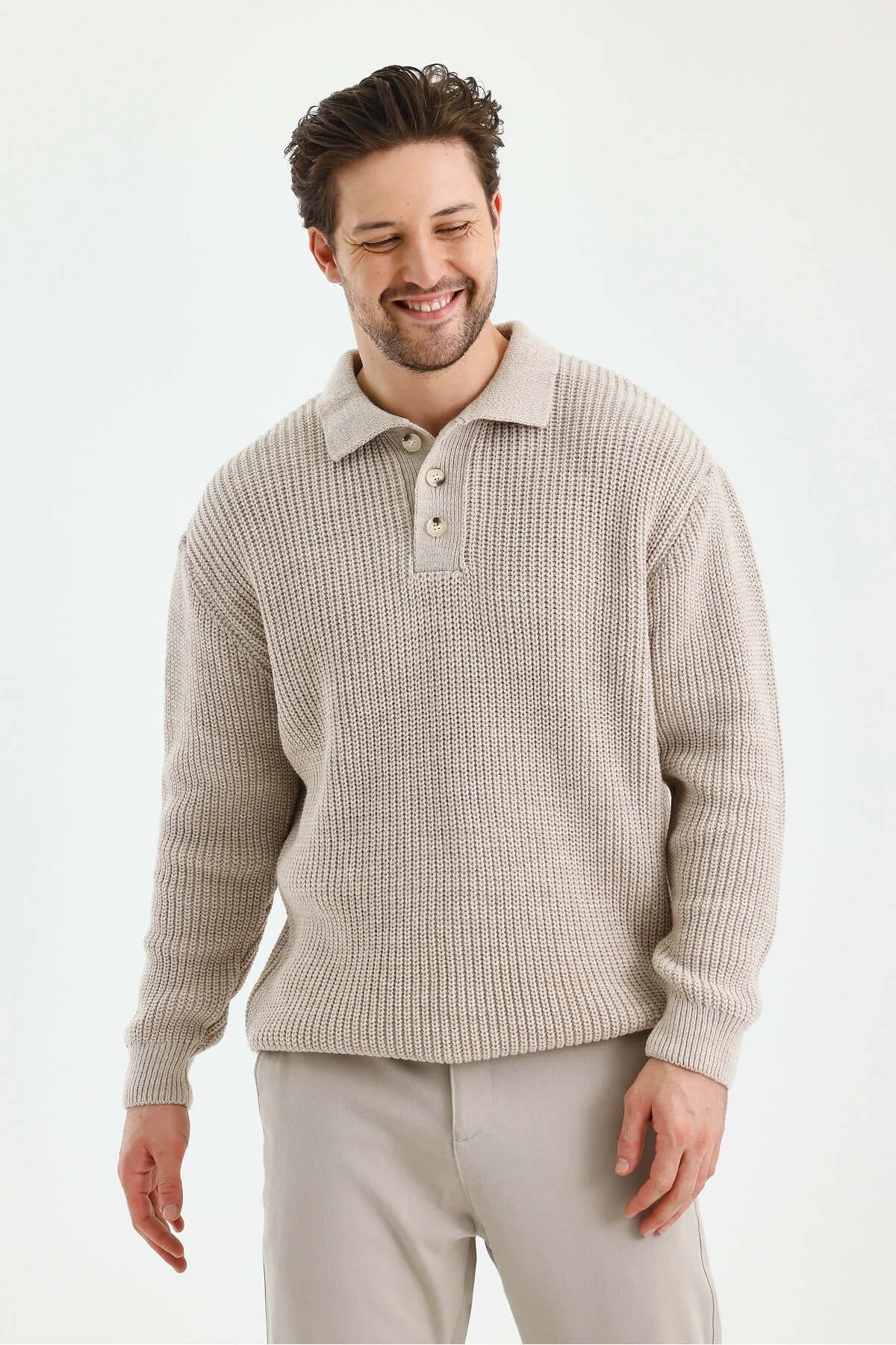 Mr. Wick | Knitwear Polo Sweater