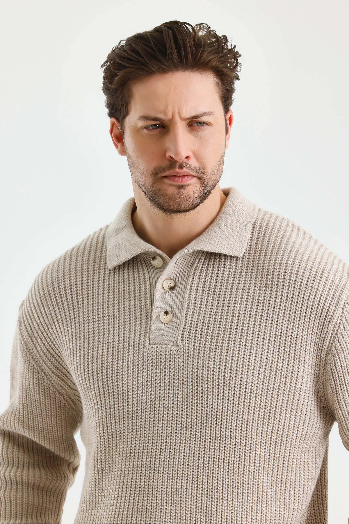 Mr. Wick | Knitwear Polo Sweater