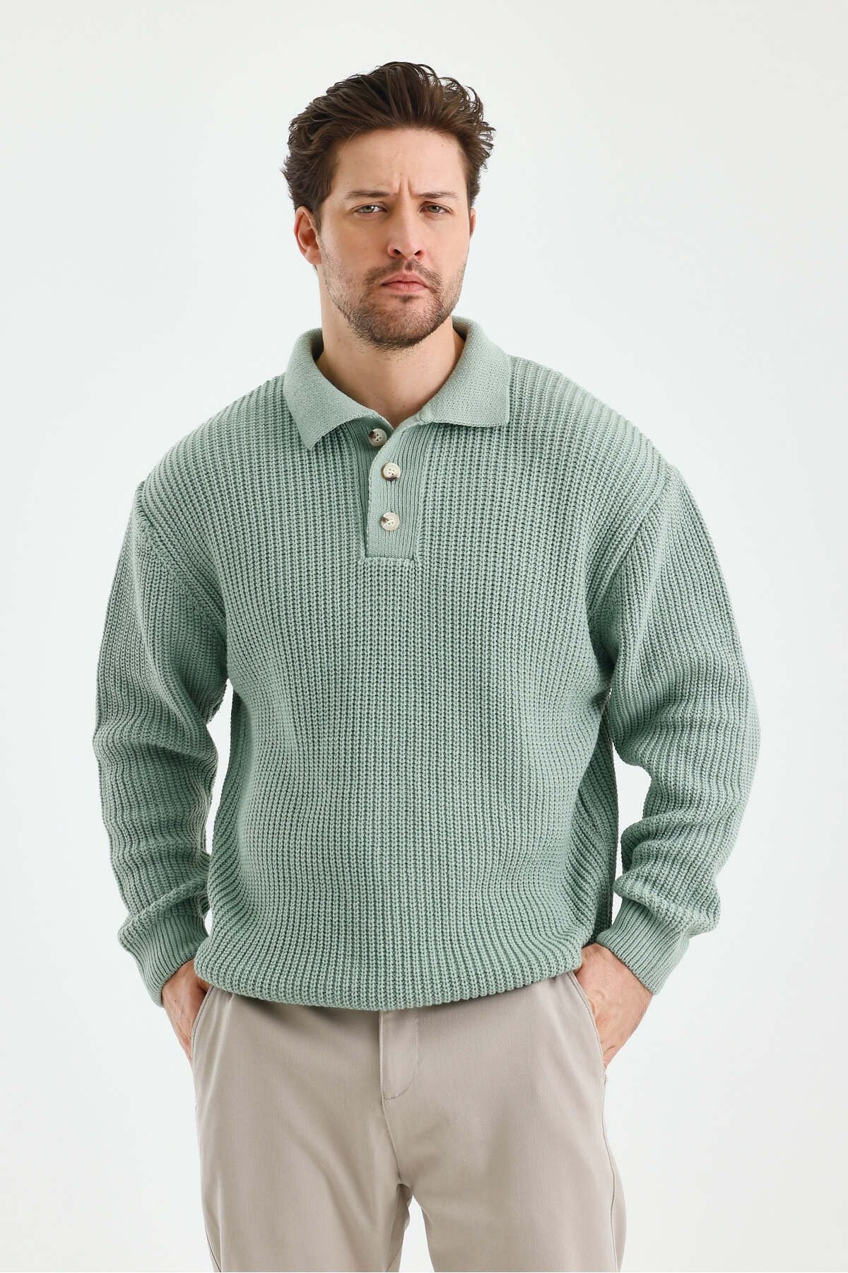 Mr. Wick | Knitwear Polo Sweater