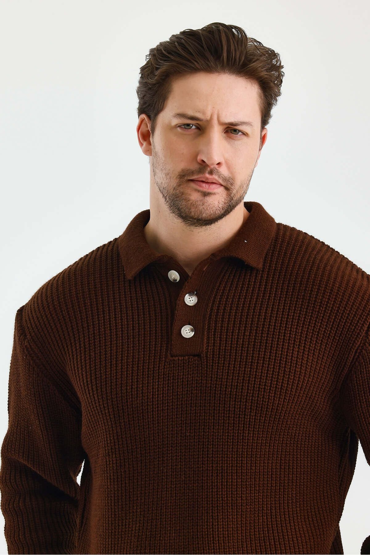 Mr. Wick | Knitwear Polo Sweater