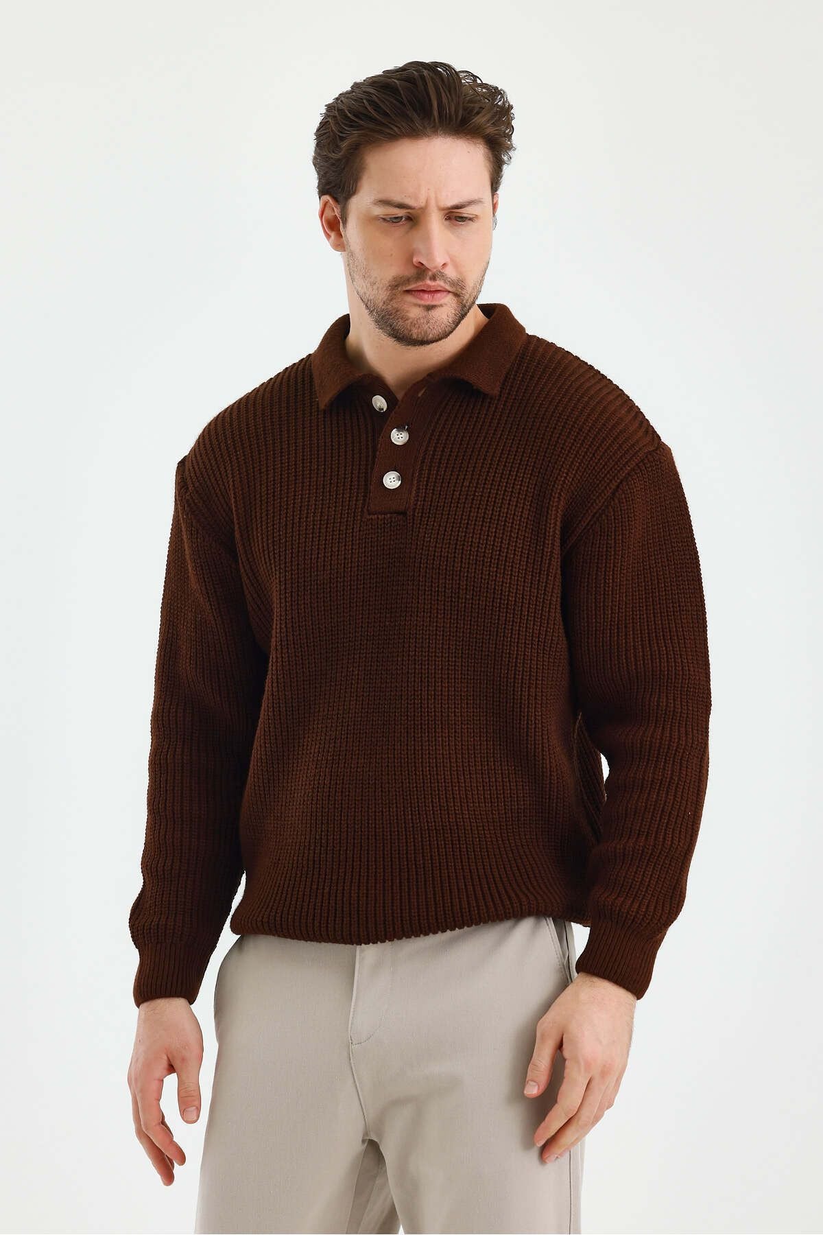 Mr. Wick | Knitwear Polo Sweater