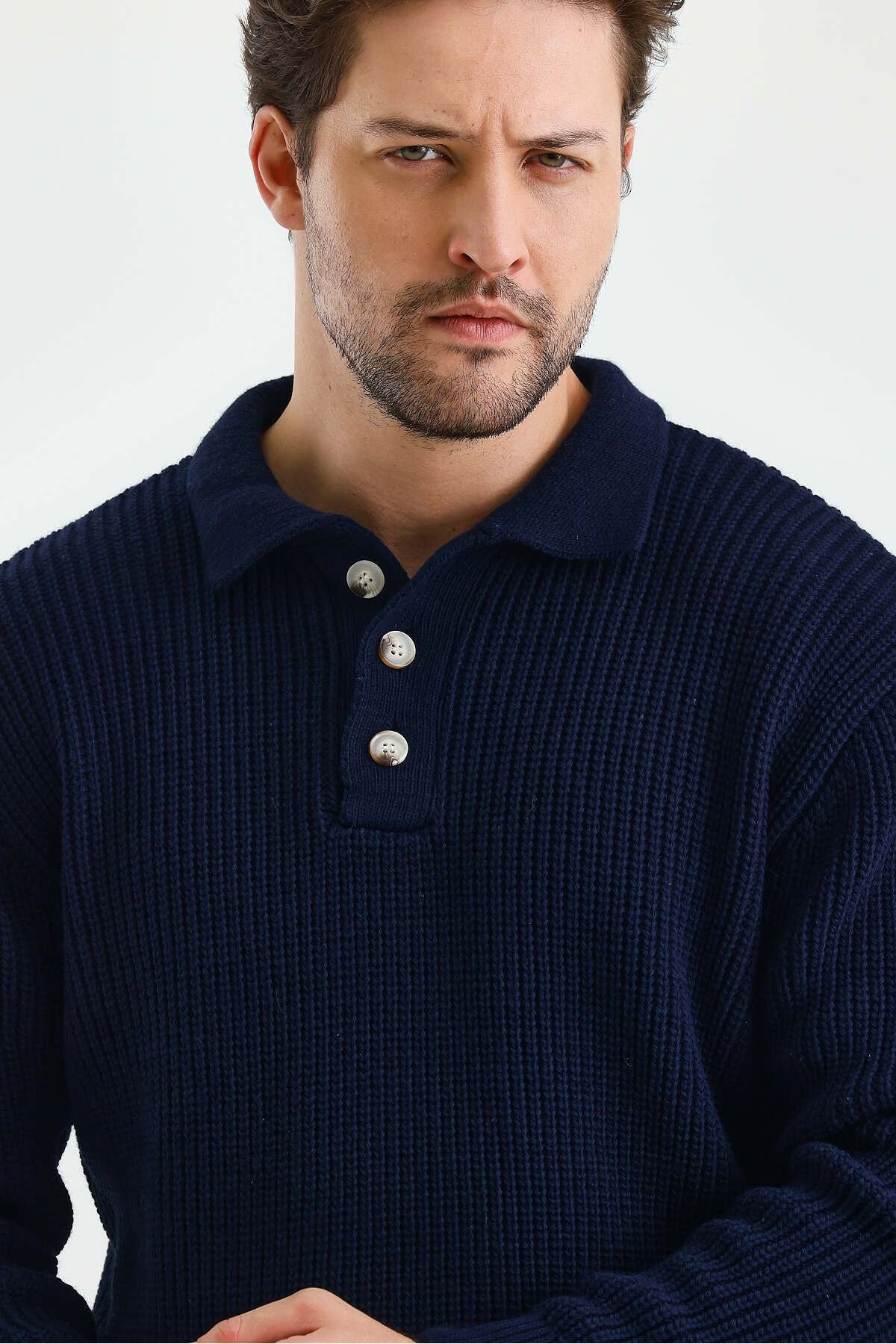 Mr. Wick | Knitwear Polo Sweater