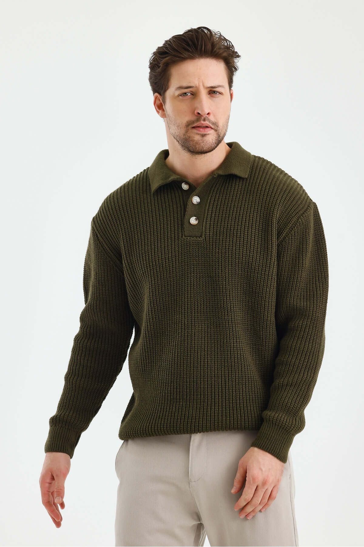 Mr. Wick | Knitwear Polo Sweater