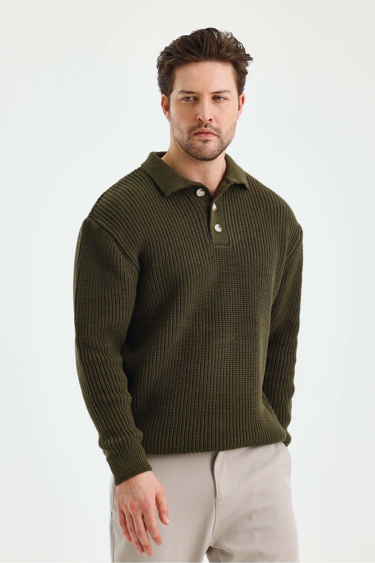 Mr. Wick | Knitwear Polo Sweater