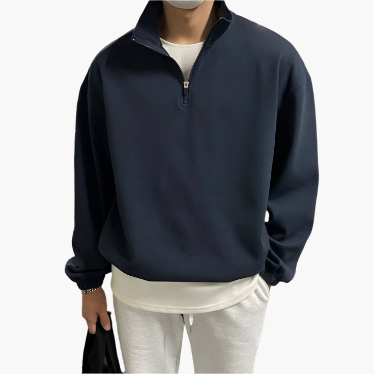 Mr. Wayne | Quarter Zip Sweater