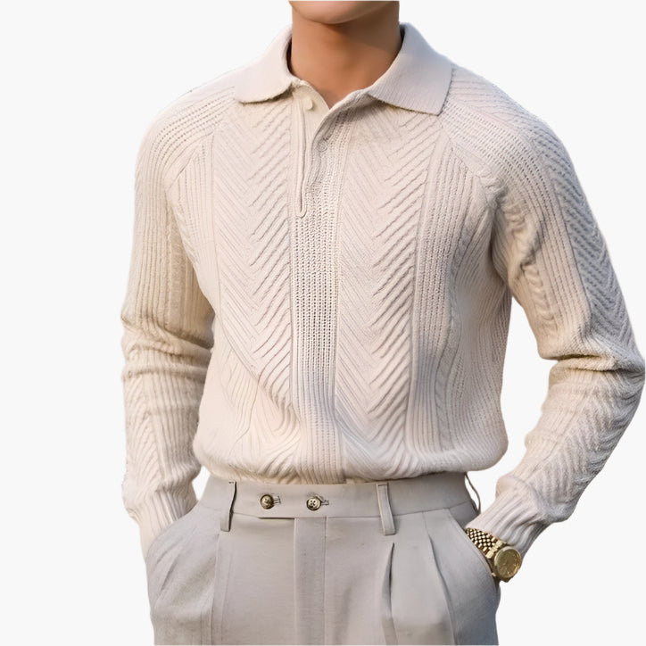 Mr. Lennon | Knit Textured Polo