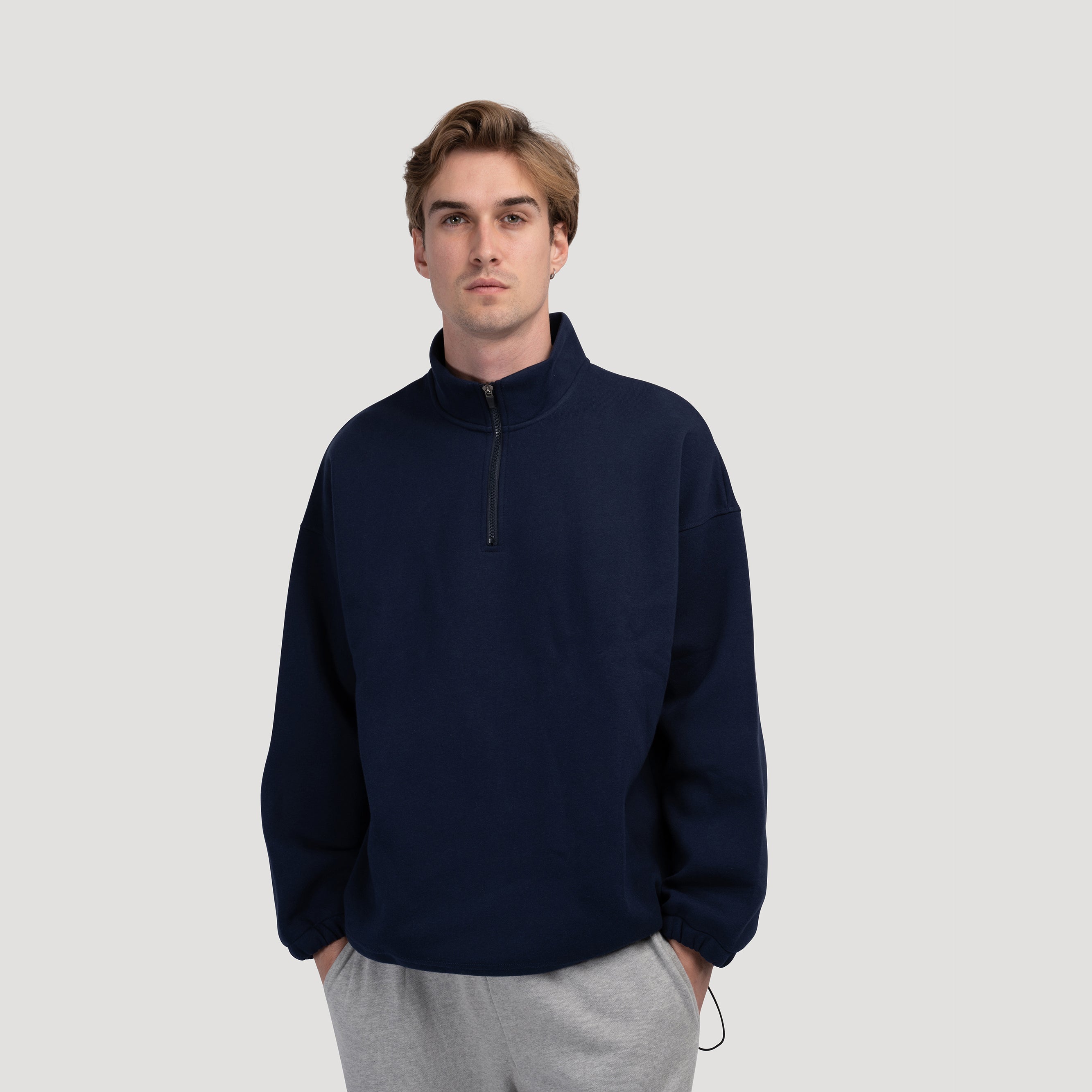 Mr. Wayne | Quarter Zip Sweater