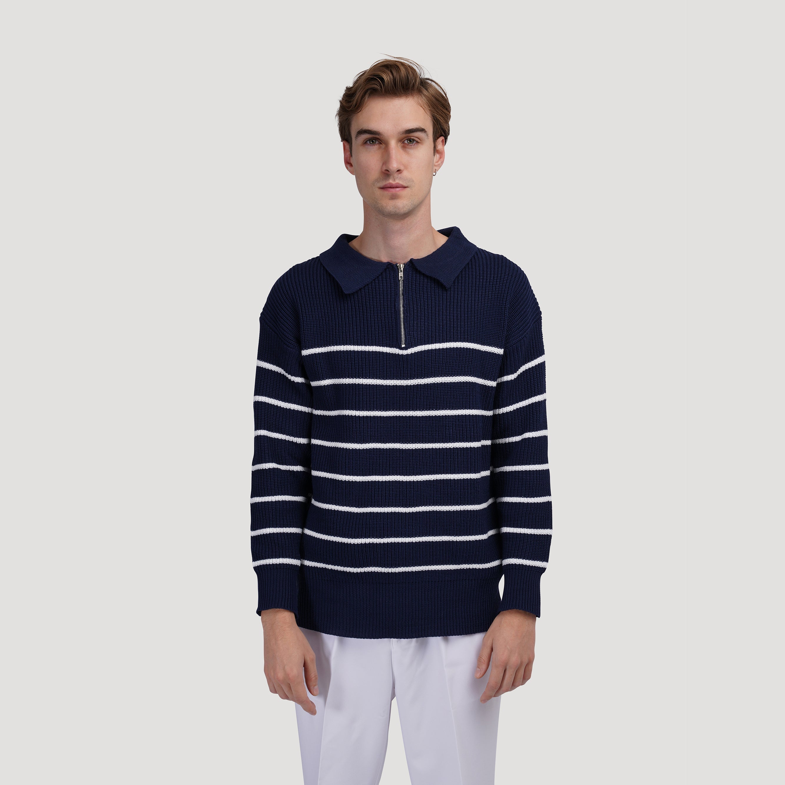 Mr. Hemingway | Half-Zip Sweater