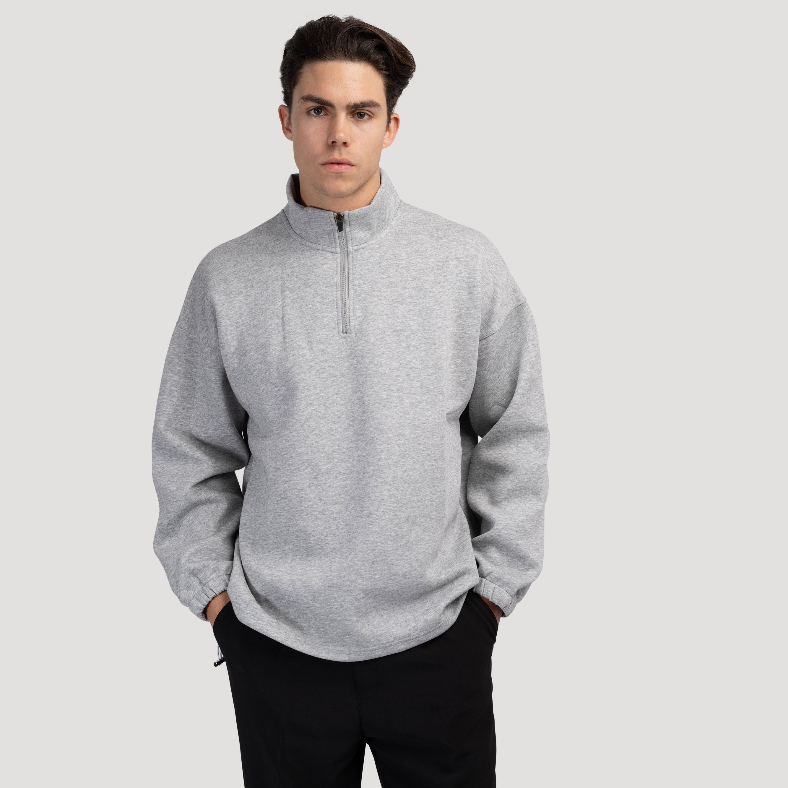 Mr. Wayne | Quarter Zip Sweater