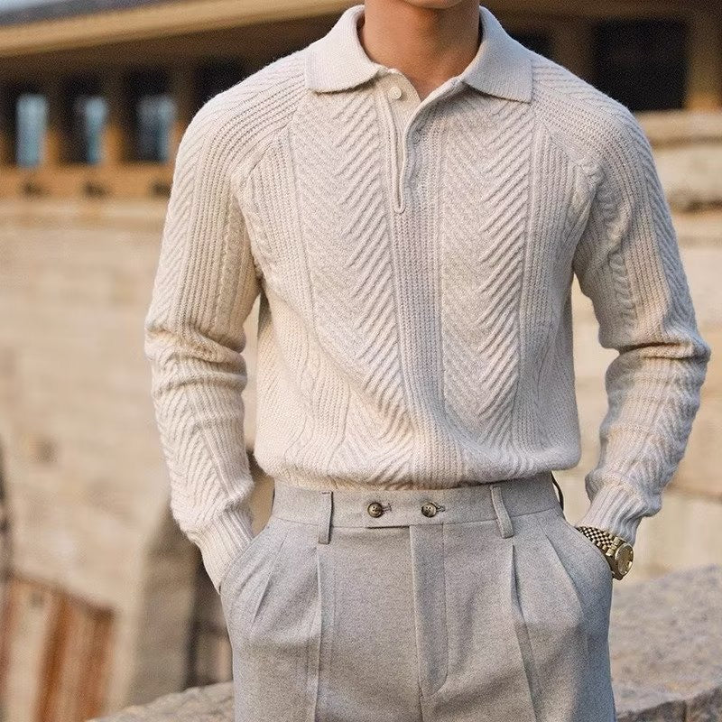 Mr. Lennon | Knit Textured Polo