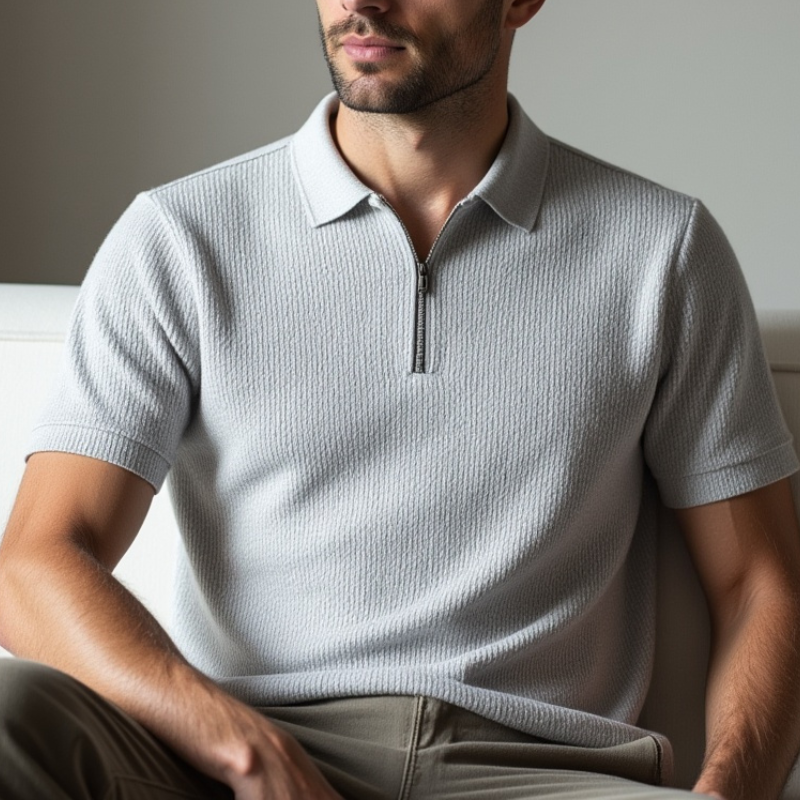 Mr. Bale | French Knit Polo