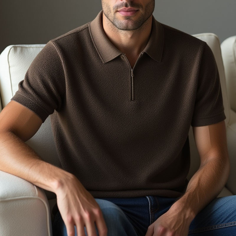 Mr. Bale | French Knit Polo