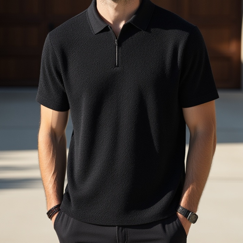 Mr. Bale | French Knit Polo