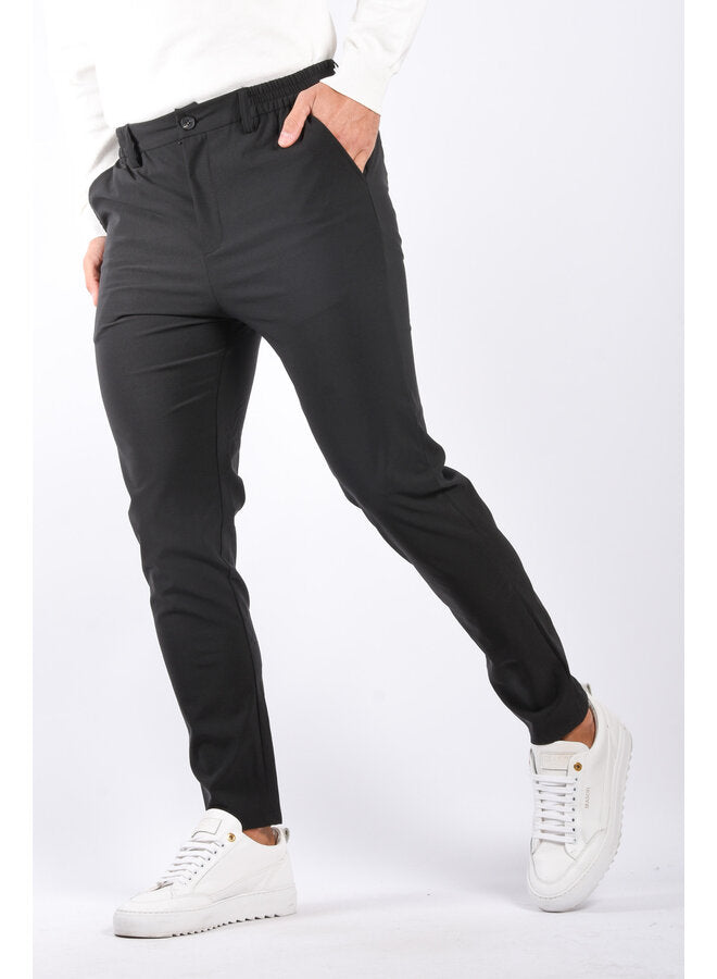 Mr. Kray Premium Stretch Trousers - Black