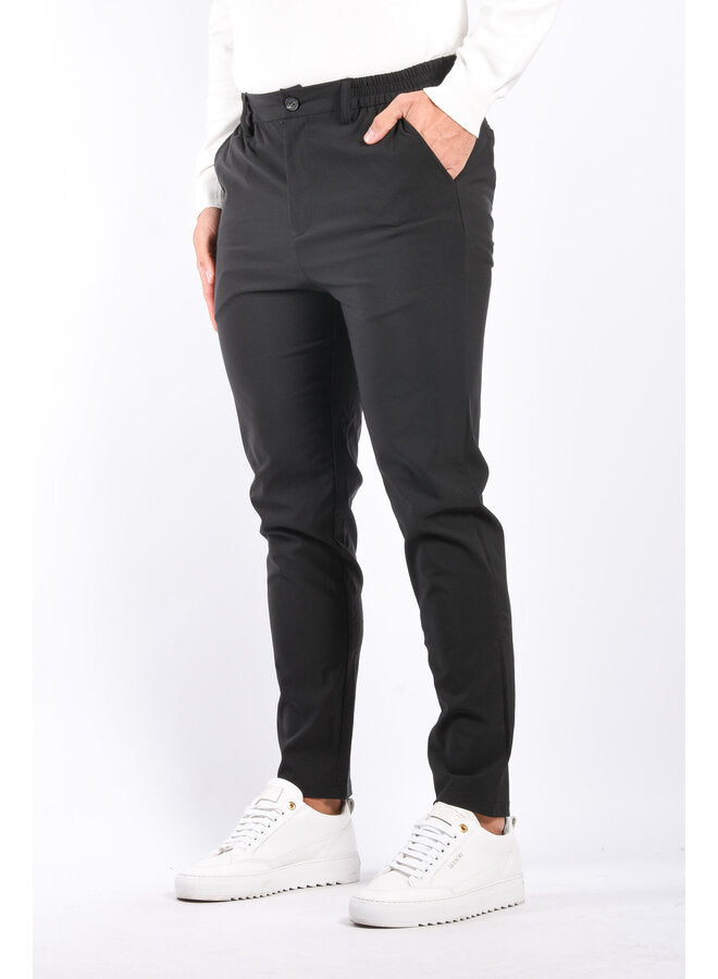 Mr. Kray Premium Stretch Trousers - Black